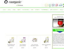Tablet Screenshot of eaurganic.com